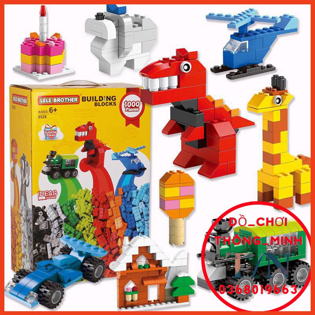 Bộ Lego 1000 chi tiết mẫu mới LeLe Brother