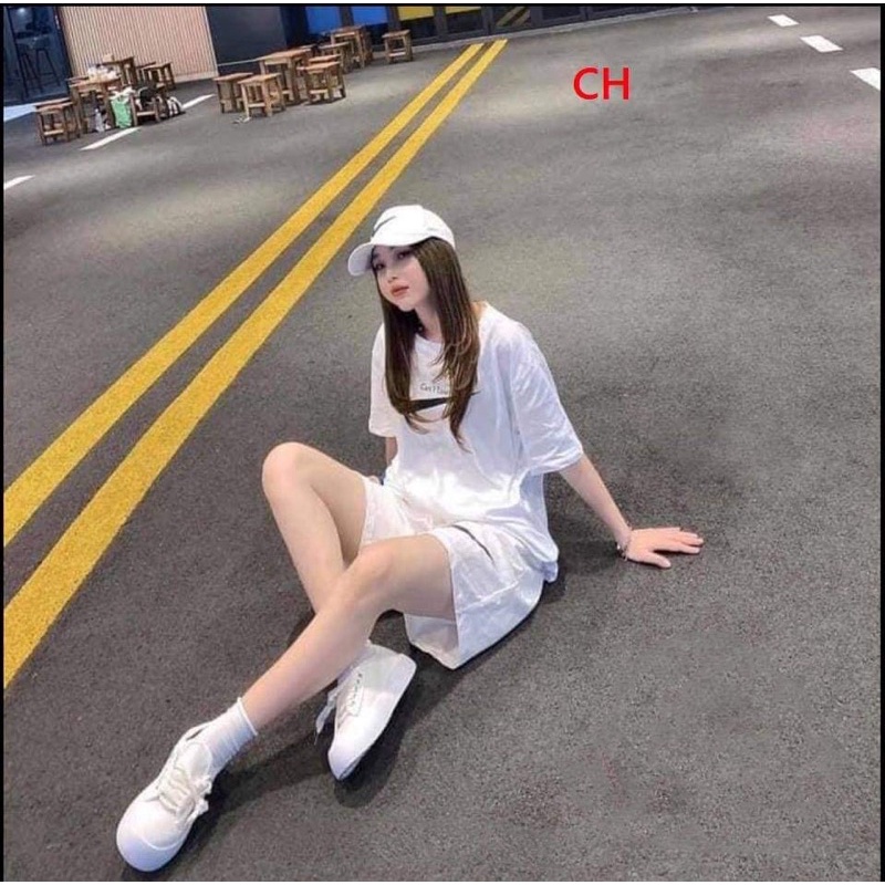 Sét áo dấu tích to +quần đùi CH11