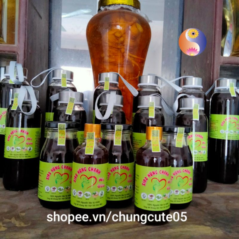 Siro húng chanh đường phèn cho bé  100ml-200ml