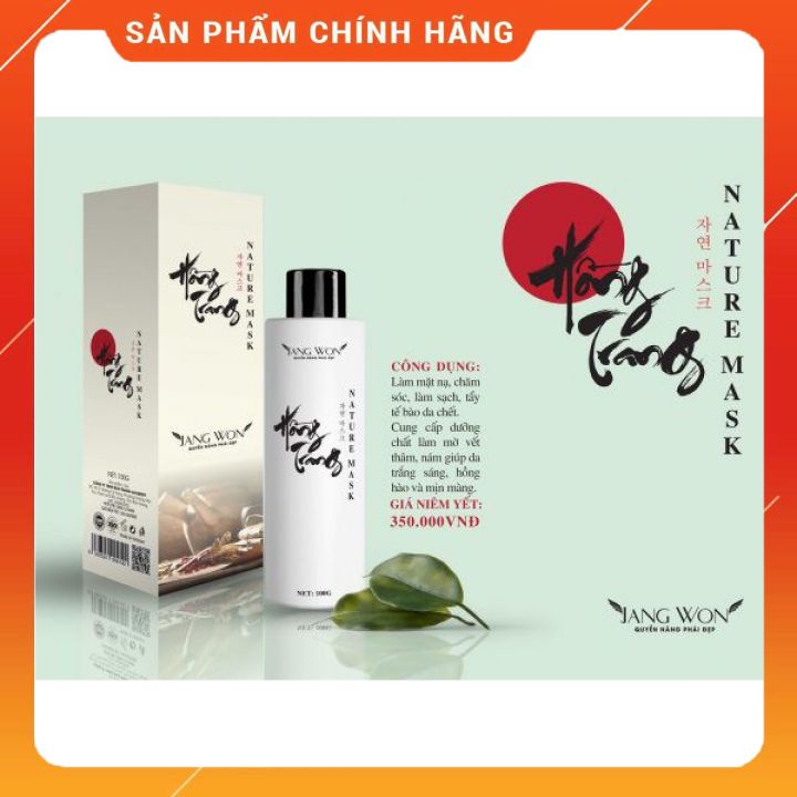 Mặt nạ Hồng Trang Nature Mask( hết dầu nhờn,se ccooif mụn,giảm thâm mờ nám,sáng da)