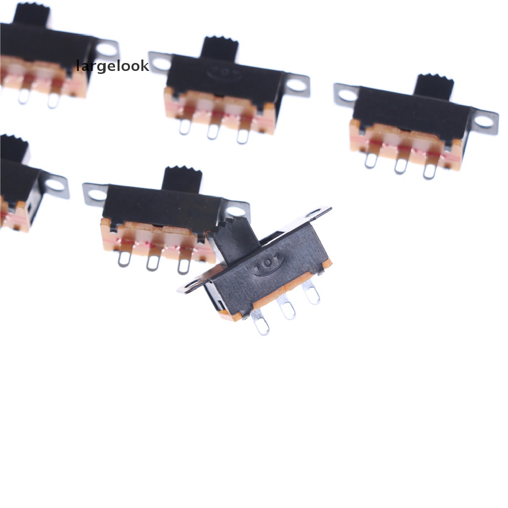 Set 20 Công Tắc Trượt Mini SPDT Màu Đen 5V 0.3A SS12F32 ♨Hot