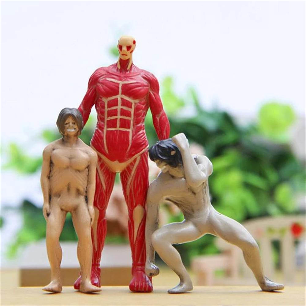 Mô Hình Đồ Chơi Nhân Vật Anime Attack on Titan REBUY1