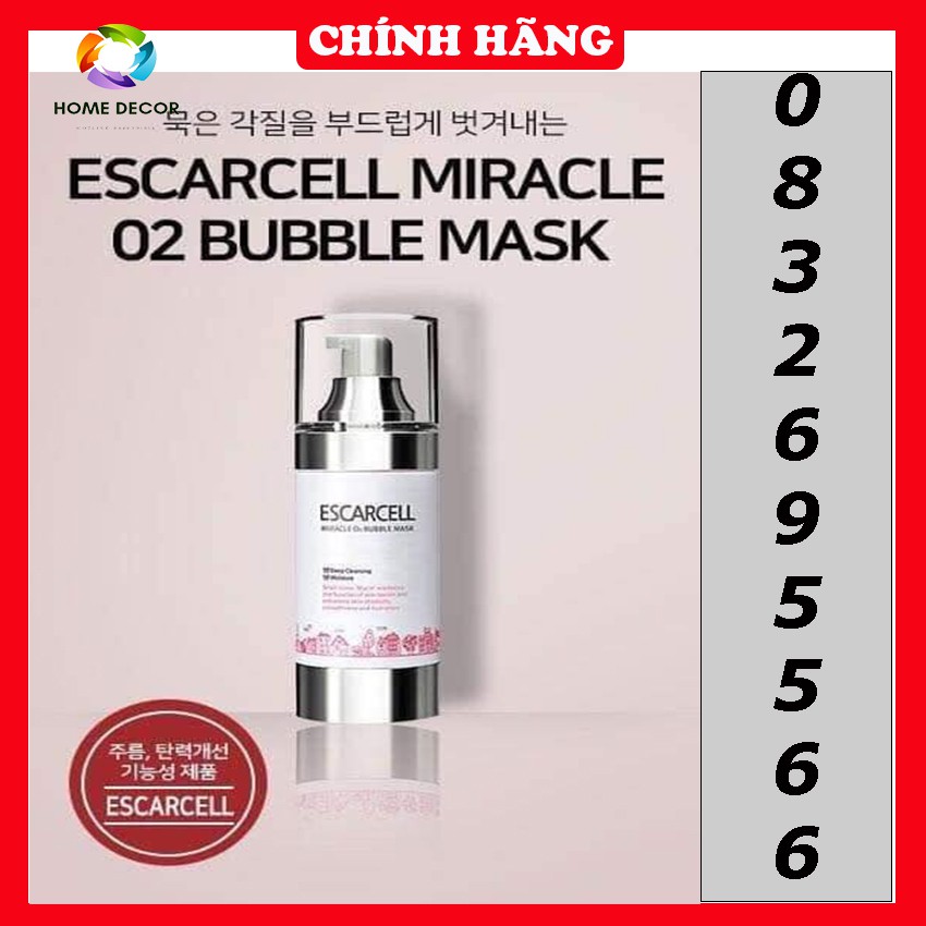 [Chính Hãng]Tẩy Tế Bào Chết Escarcell Skinaz Hàn quốc, Tẩy Tế Bào Chết Mặt Nạ Bong Bóng 8in1 ,Tẩy Tế Bào Chết Sủi Bọt