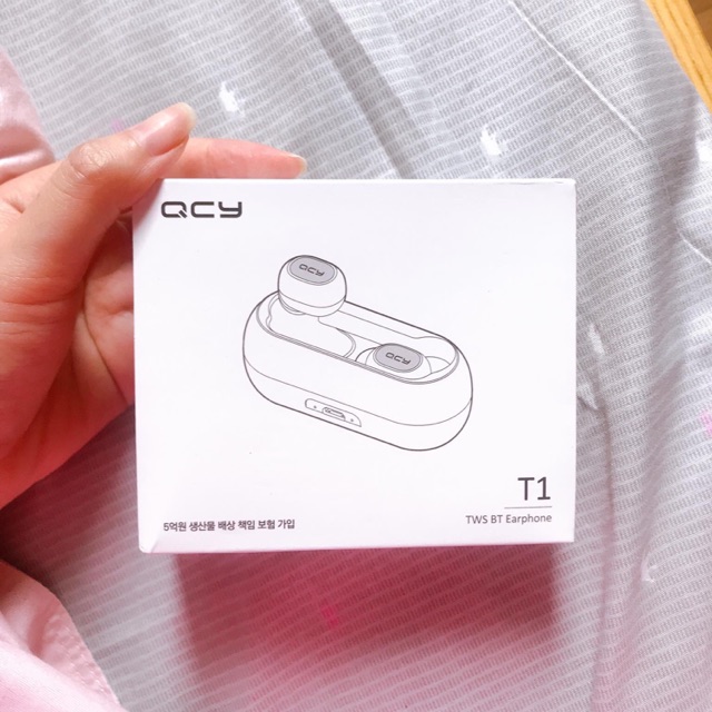 Tai nghe Bluetooth QCY T1 - Tai nghe không dây trong tai, chống nước IPX4, pin 20 giờ