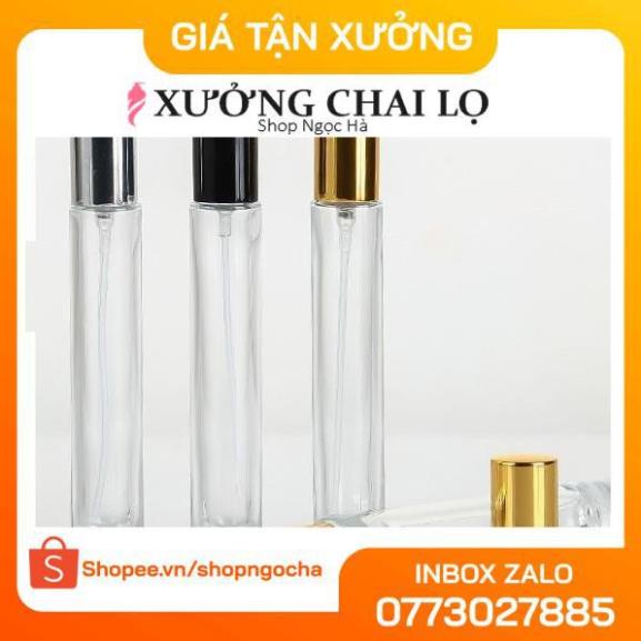 Lọ Chiết Nước Hoa ❤ GIÁ TỐT NHẤT ❤ Lọ chiết nước hoa Tròn 10ml cao dày đựng dầu thơm , phụ kiện du lịch