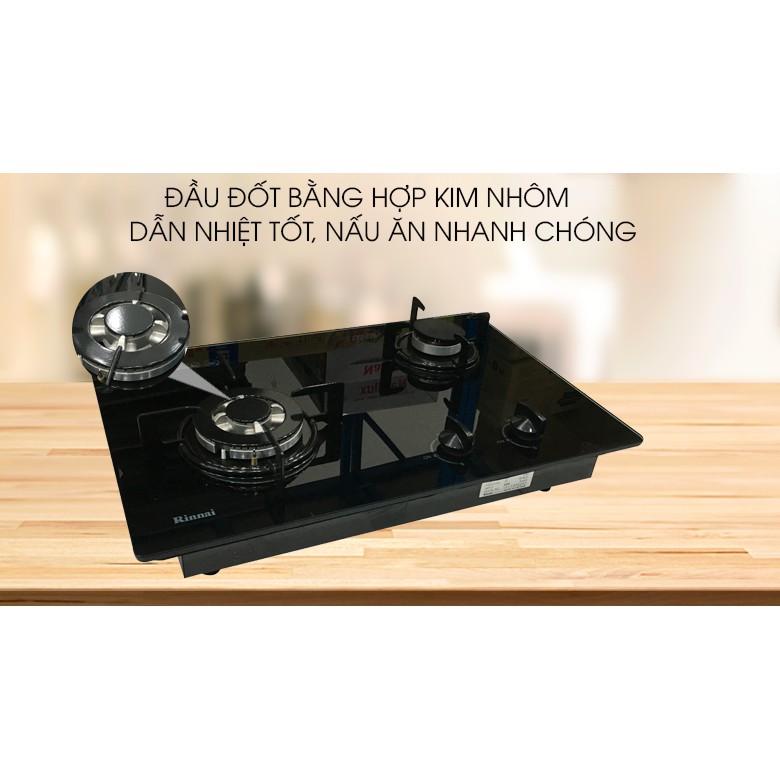 Bếp gas âm Rinnai RVB-6SDQ(B)