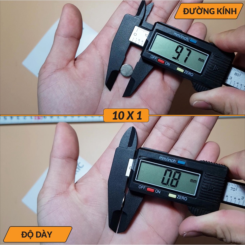 Nam Châm Đất Hiếm Tròn Nhiều Kích Cỡ Nam Châm, Nam châm Vĩnh Cửu