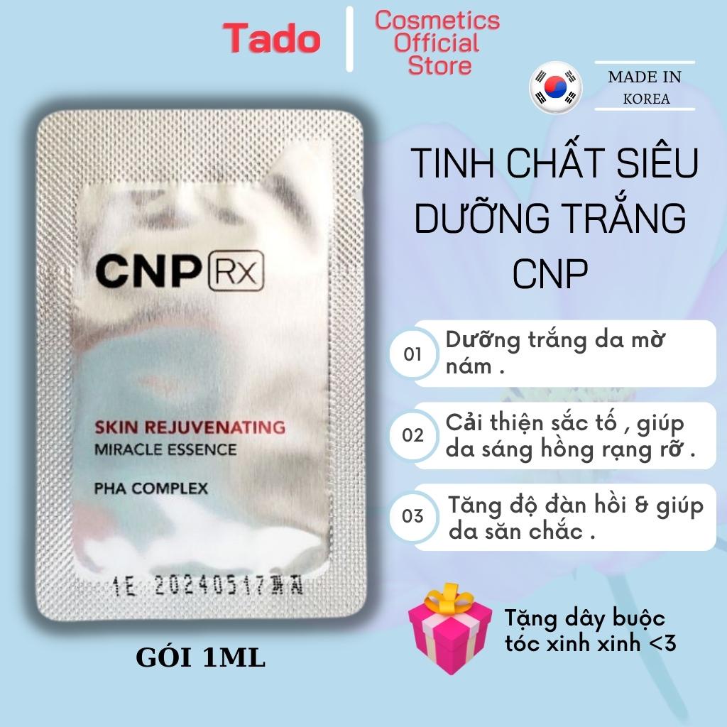 Tinh chất dưỡng truyền trắng da mặt CNP Rx Skin Rejuvenating Miracle Essence 1ml mờ thâm nám tàn nhang