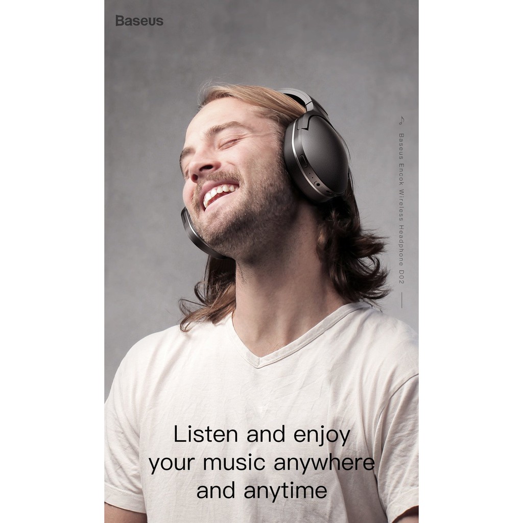 Tai nghe chụp tai không dây cao cấp Baseus Encok D02 | BigBuy360 - bigbuy360.vn