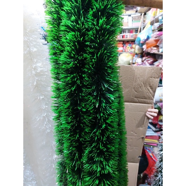 Dây kim tuyến đuôi chồn trang trí noel