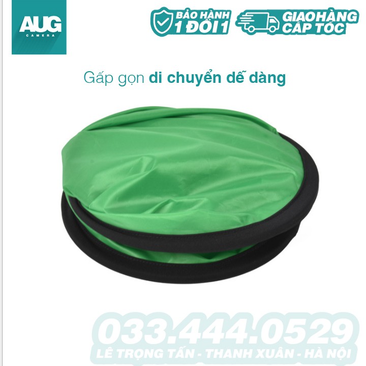 Tấm Phông Xanh Di Động Loại Tốt & Dày, chroma Key Green Nhiều Cỡ  - Vải Xanh Di Động - Phông xanh tách hình, tách nền