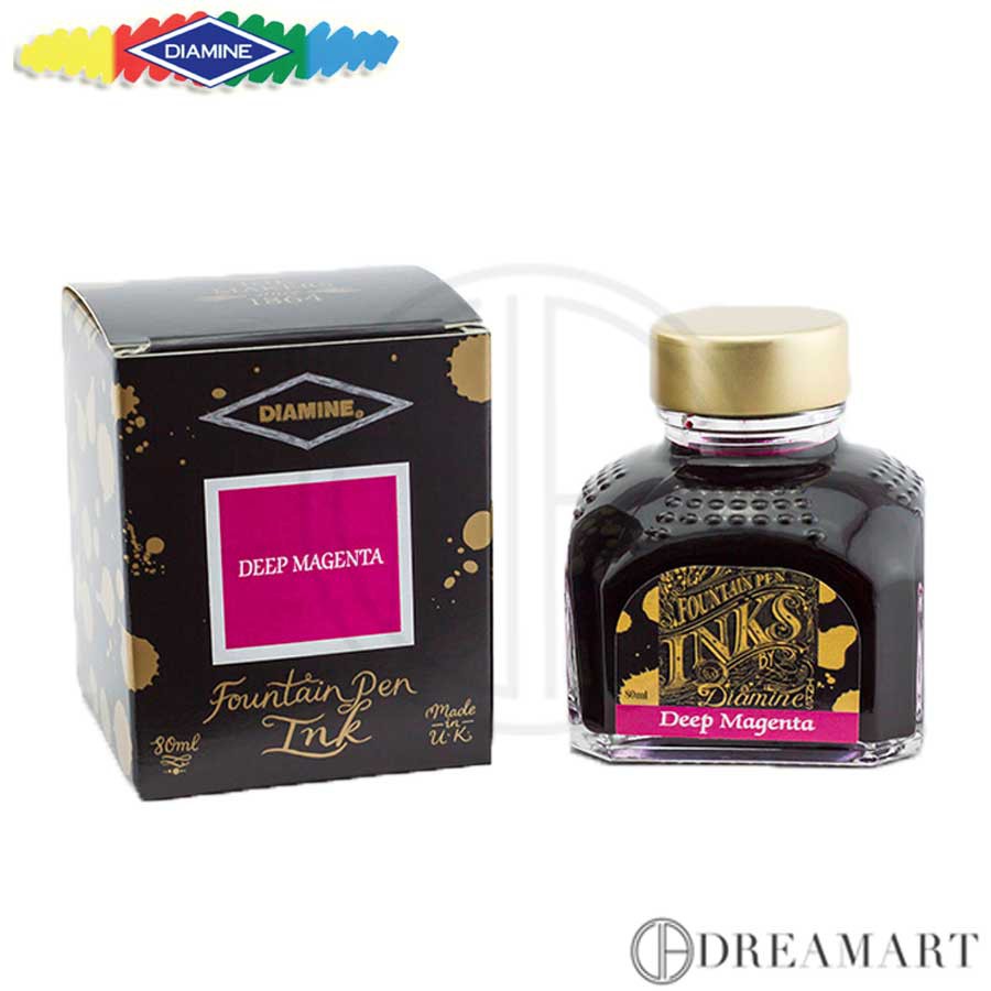 Mực bút máy Diamine 80ml - Deep Magenta - Dreamart Shop