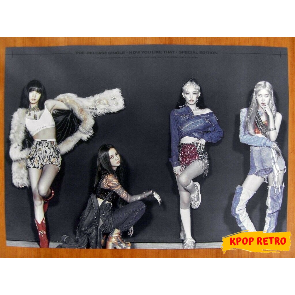 Poster BLACKPINK official, chính hãng, có sẵn, hình ca sĩ, poster album, áp phích, tranh treo tường