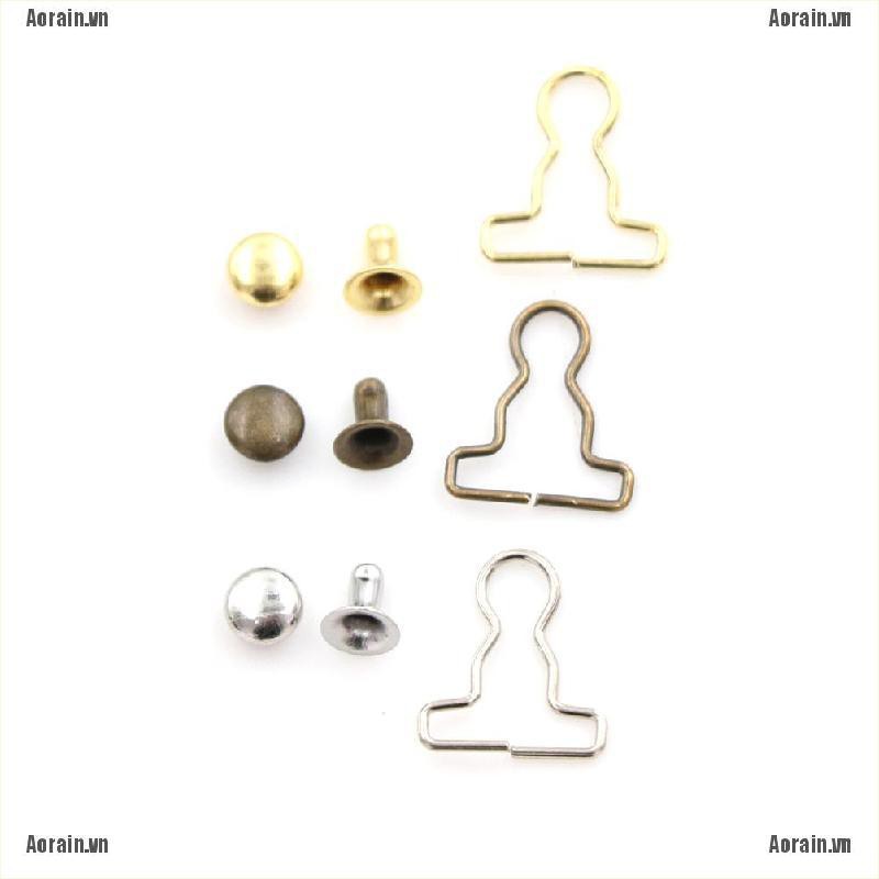 Set 20 Khóa Kim Loại Mini 9mm Cho Búp Bê BJD 1 / 6