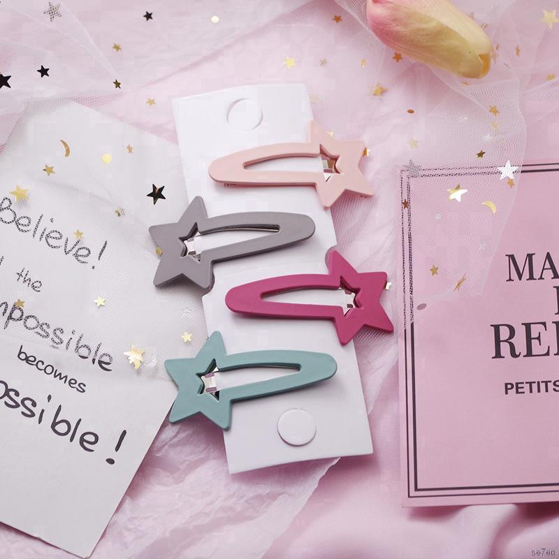 Set 4 kẹp tóc phong cách Hàn Quốc xinh xắn dành cho nữ