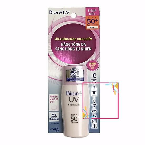 (Chính hãng công ty) Sữa chống nắng Biore UV đủ loại SPF50 PA++++ 30ml