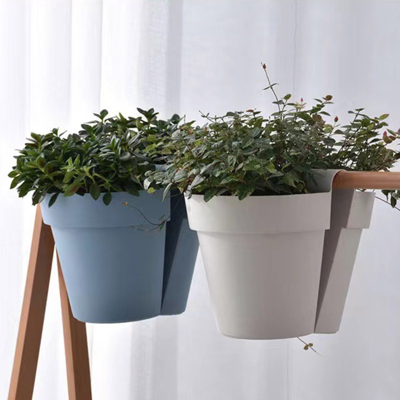 Chậu Trồng Cây Treo Cửa Sổ Hai Mặt Có Lỗ Thoát Nước