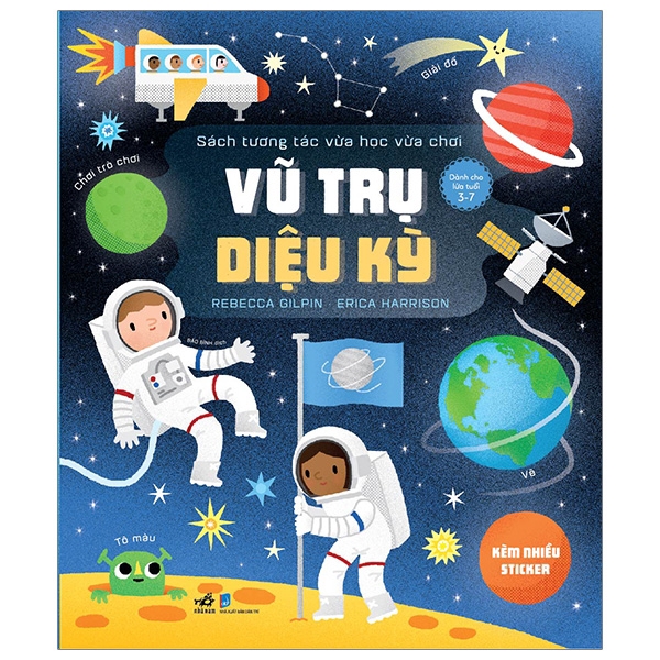 Sách - Sách Tương Tác Vừa Học Vừa Chơi - Vũ Trụ Diệu Kỳ