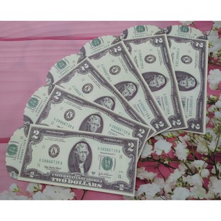 Bao lì xì tiền Đô may mắn - 13k/set 6 cái  ( 5+1, 10+3, 15+5 )