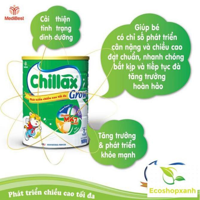 Combo 3 lon Sữa Chillax Grow MK7 900g Date 2023