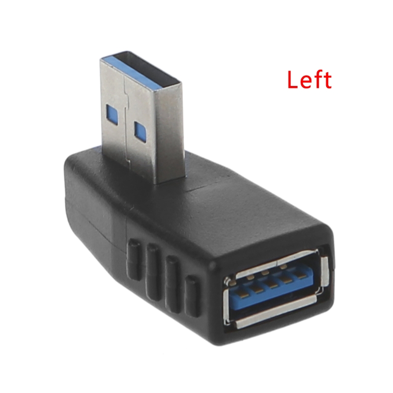 Đầu Chuyển Đổi Usb 3.0 A Male Sang Female 90 Độ Cho Laptop / Pc