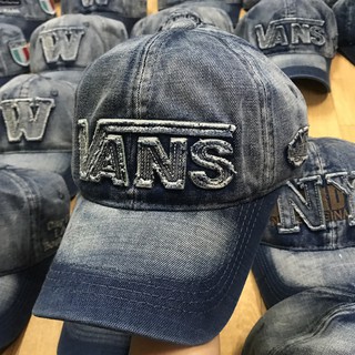 Nón kết lưỡi trai jean va-ns
