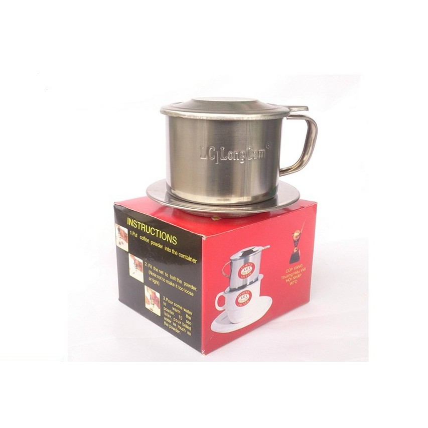 Phin pha cà phê bằng inox Coffee Finter Long Cam