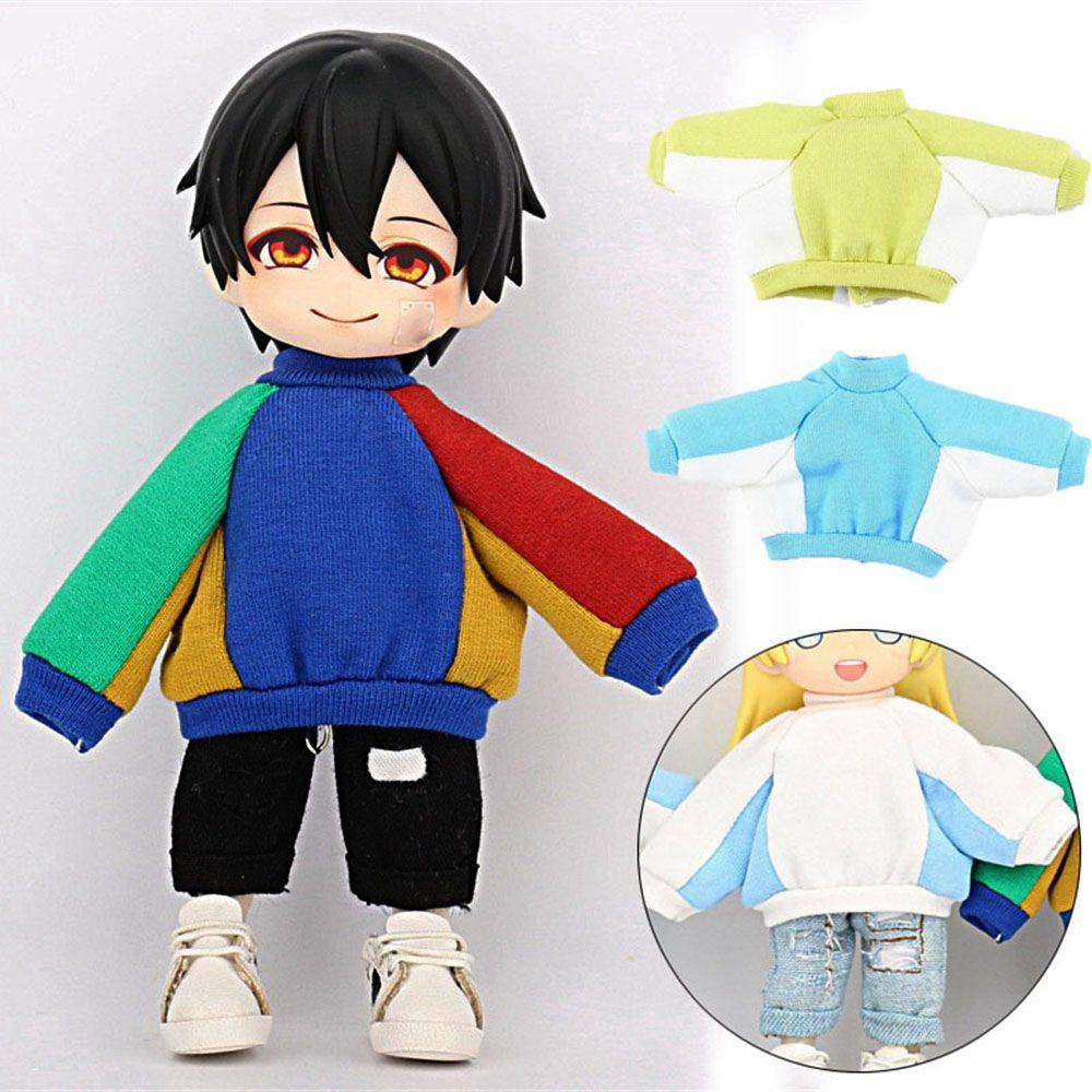 Áo Thun Hoodie Màu Sắc Kẹo Ngọt Thời Trang Chất Lượng Cao Cho Búp Bê 1/11ob11 1/12