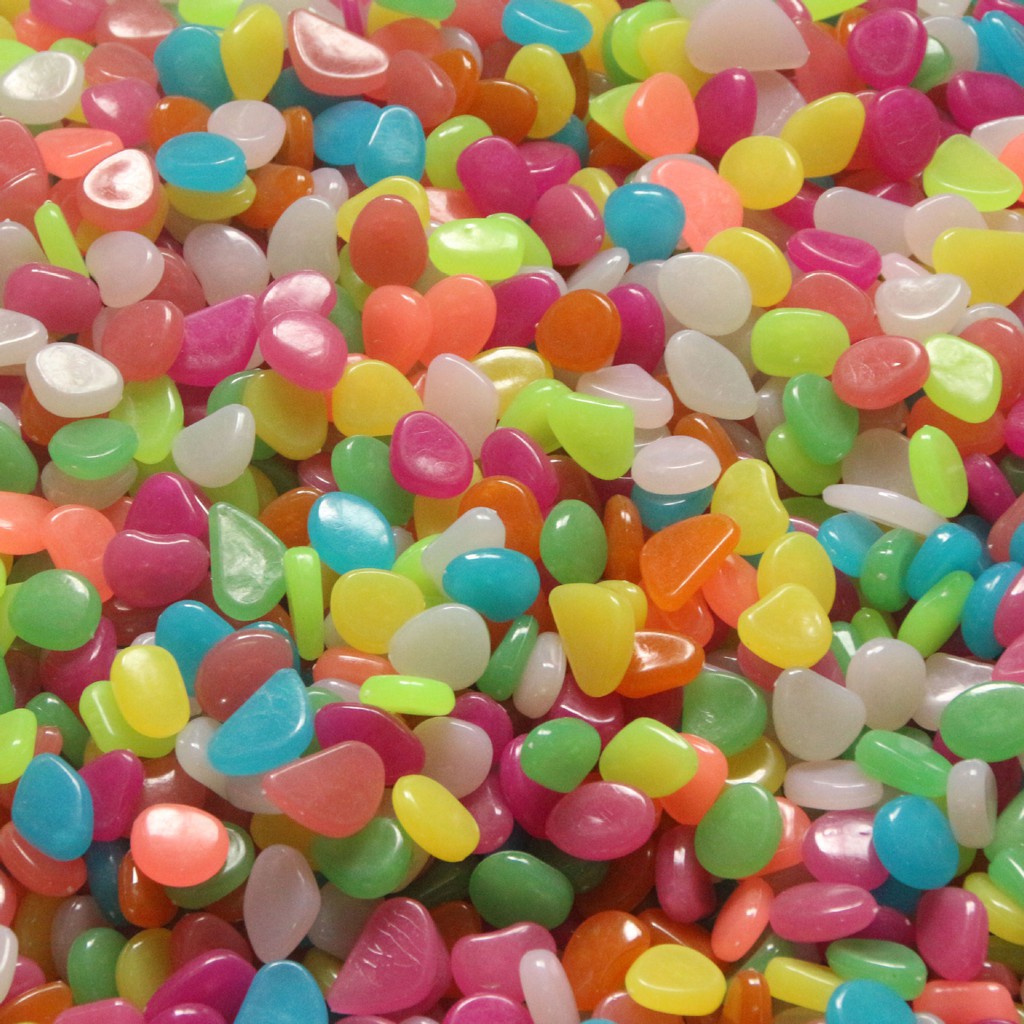 Đá dạ quang đãng trang hoàng màu sắc bỗng dưng-Đá Dạ quang đãng Độc Đáo tiện thể Dụng trang trí Bể Cá