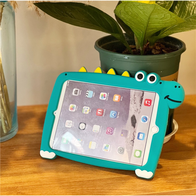Ốp Máy Tính Bảng Silicone Có Tay Cầm Cho iPad Mini 1 2 3 4 5 6 Air 9.7" 10.2" 5th/6th/7th/8th/9th Gen Pro 10.5" 10.9" 11" 2017/2018/2019/2020/2021