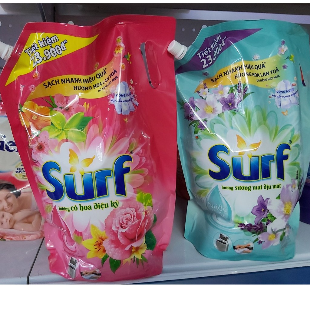 Nước Giặt SURF 3,5kg Hương cỏ diệu kỳ/ Hương sương mai