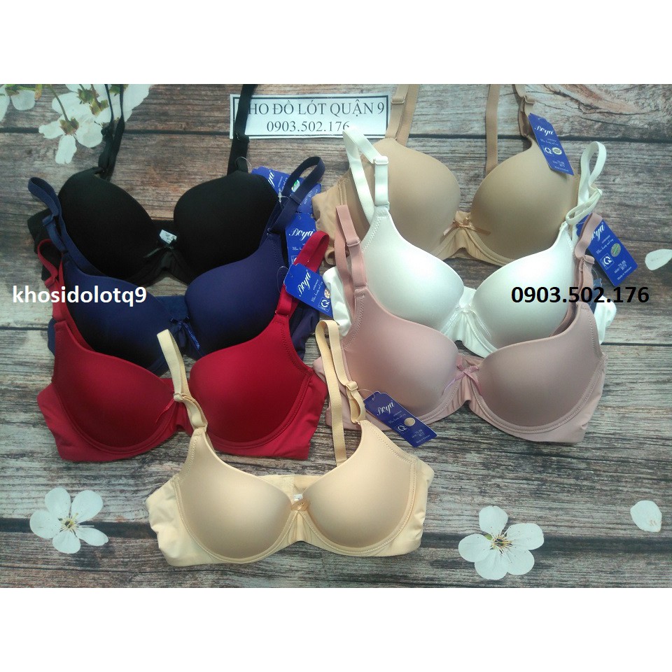 Áo lót Boya mỏng trơn, 3 móc cài _áo boya 3 móc mỏng