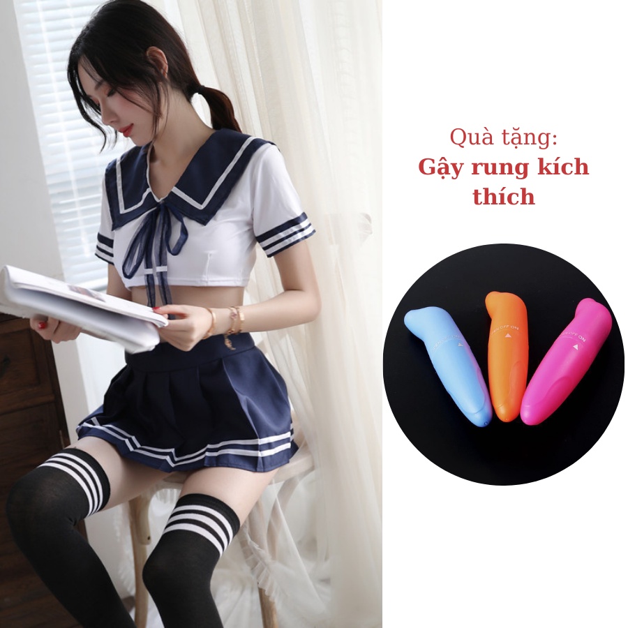 S01 - Cosplay đồng phục nữ sinh, học sinh thủy thủ (Ảnh thật)