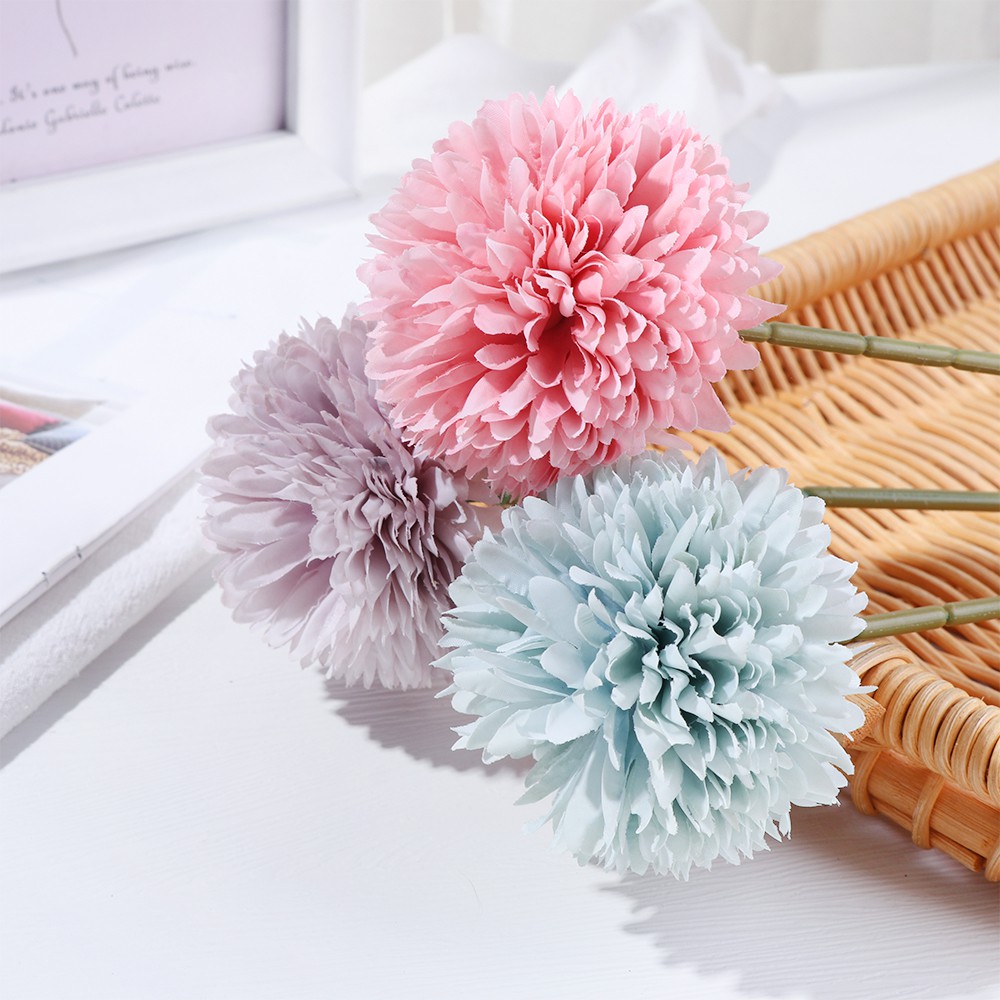 Bó Hoa Cẩm Tú Cầu Giả Bằng Lụa Dùng Trang Trí