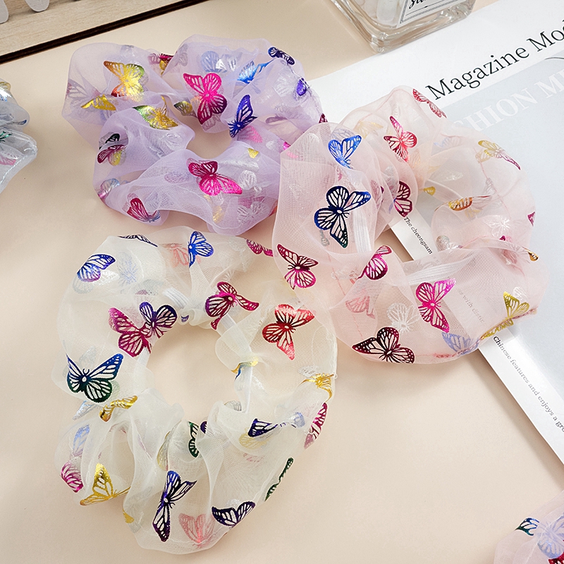 Dây buộc tóc họa tiết in xinh xắn dành cho nữ