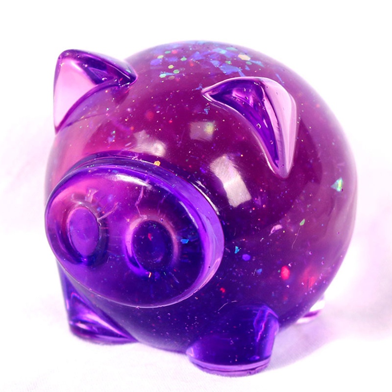 Khuôn silicon làm móc khóa thủ công hình chú heo dễ thương