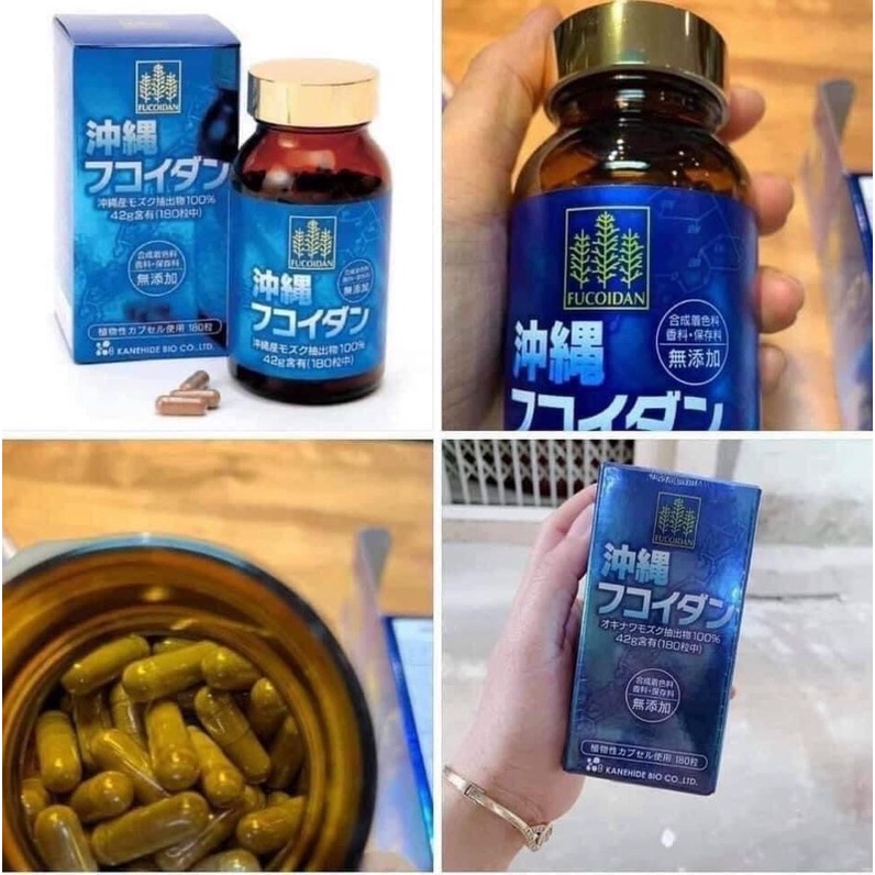 Okinawa Fucoidan Nhật Bản 180 Viên - Hàng chính hãng