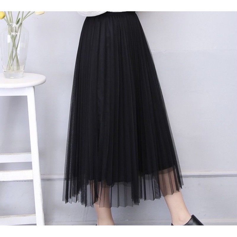 [BÁN BUÔN&amp;LẺ] Chân váy xếp ly dáng xoè - dễ phối hợp với áo kiểu - thun hay sơ mi nữ - rất đẹp hợp thời trang - GEM.VN