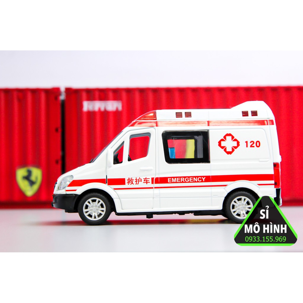[ Sỉ Mô Hình ] Mô hình xe cứu thương xe cấp cứu Ambulance