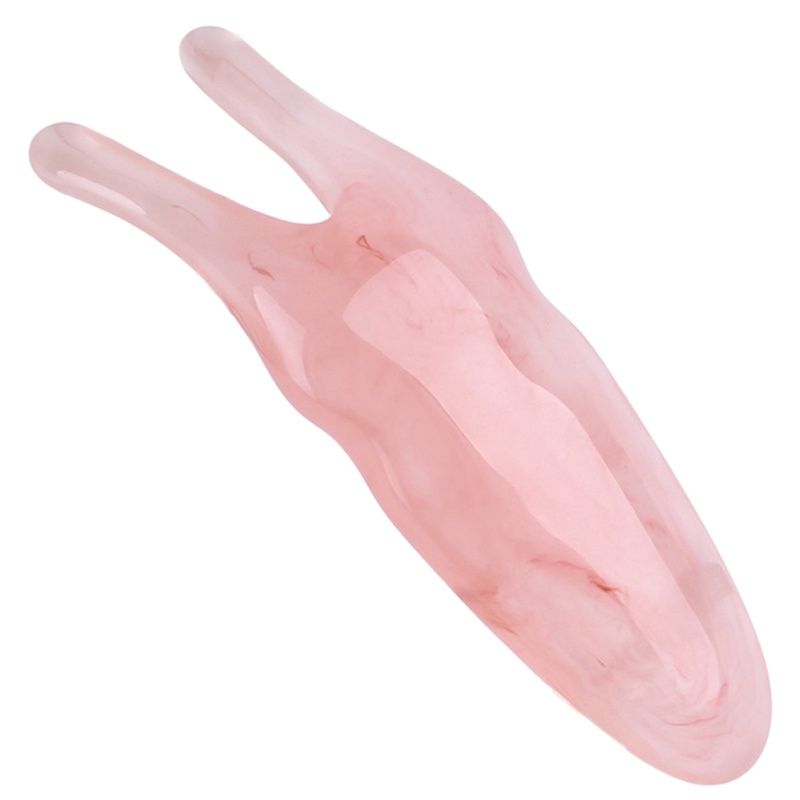 Dụng Cụ Mát Xa Cạo Lông Mũi Làm Đẹp Bằng Nhựa Hai Đầu