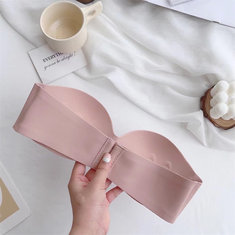 Áo Ngực Một Mảnh Không Dây Không Gọng Nửa Cúp Ngực Chống Trượt Thoải Mái Gợi Cảm Cho Nữ