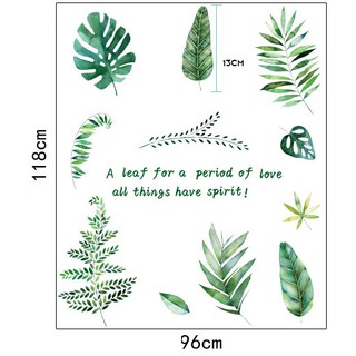 Decal dán tường Lá Cây