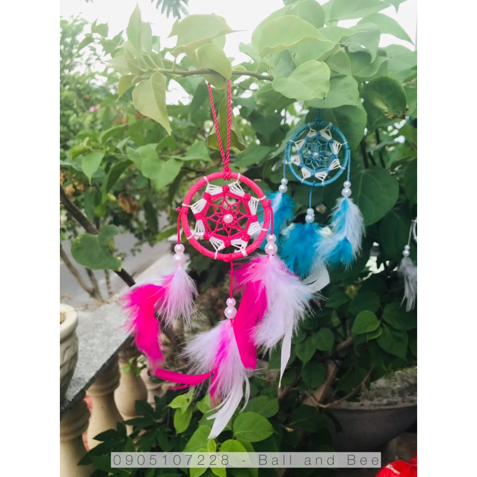 Vòng Dreamcatcher Đan Thủ Công Nhiều Màu Sắc - Trang Trí Phòng Và Làm Quà Tặng Kỉ Niệm Ý Nghĩa