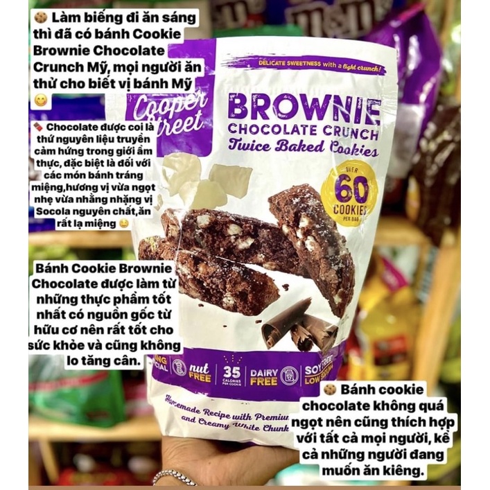 Bánh Cookie Brownie Chocolate Mỹ 🇺🇸