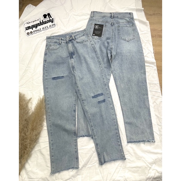 [Có size lớn] Quần baggy jean rách 17.3 3 line, kèm video tự quay | BigBuy360 - bigbuy360.vn