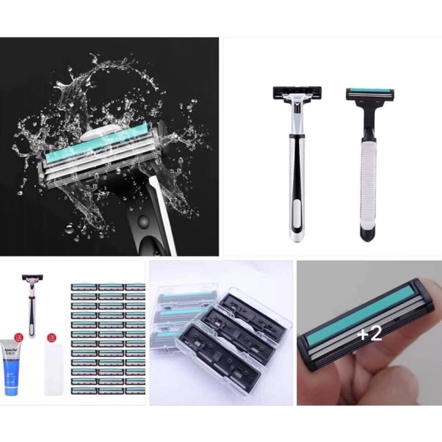 Set dao cạo râu+36 lưỡi