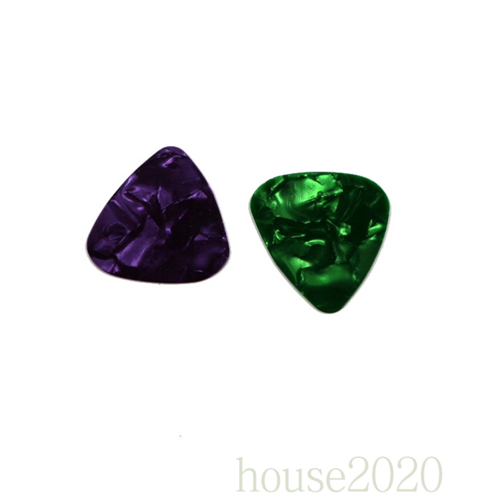 Set 10 Miếng Gảy Đàn Guitar Điện / Acoustic Bằng Nhựa 2020