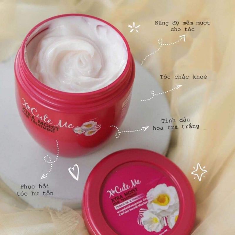 Dầu xã và ủ tóc x-cute me xtra daamage harir treatmet