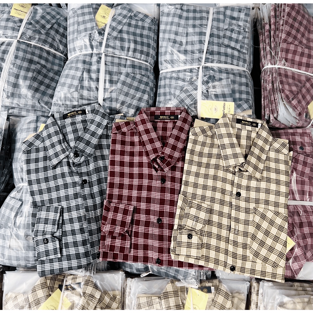 Áo Sơ Mi Tay Dài Sọc Caro Cực Chất Mẫu Mới Hot Trend Thời Trang Mới Genz Cho Các Bạn Trẻ VALENTINA SHOP