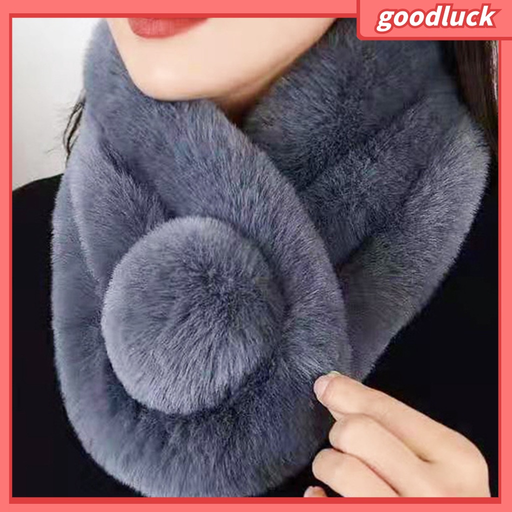 Khăn Choàng Cổ Dày Dặn Màu Trơn Phong Cách Hàn Quốc Tinh Tế Thời Trang Thu Đông Cho Nữ